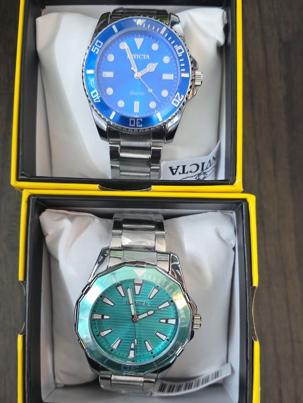 589. Pair Of Invicta Men's Watches